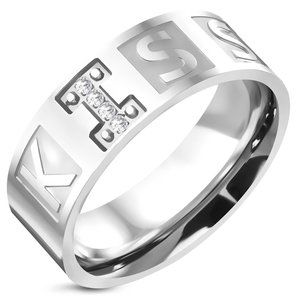 Stainless Steel Engraved Ring Band